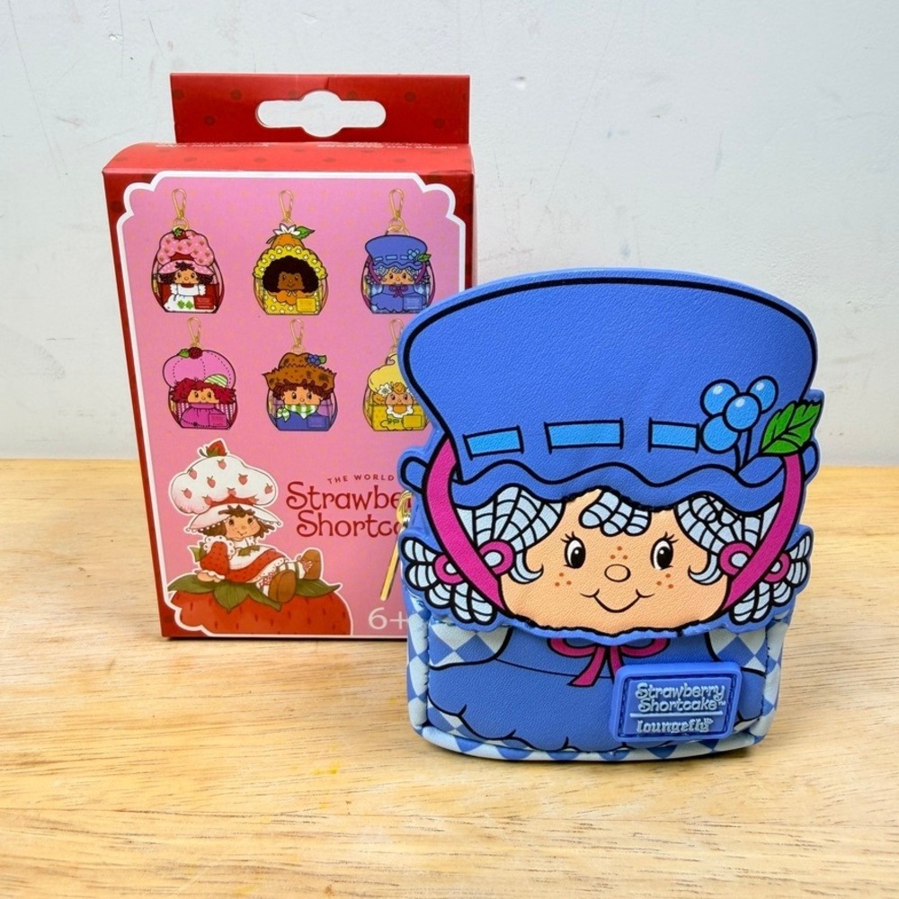 Loungefly Strawberry Shortcake Micro Backpack Bag Charm Clip Blueberry Muffin